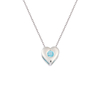 Blaue Strass-Charm-Halskette