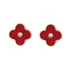 Rote Vier-Hak-Ohrringe 1,0–1,5 $