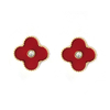 Rote Vier-Hak-Ohrringe 1,0–1,5 $