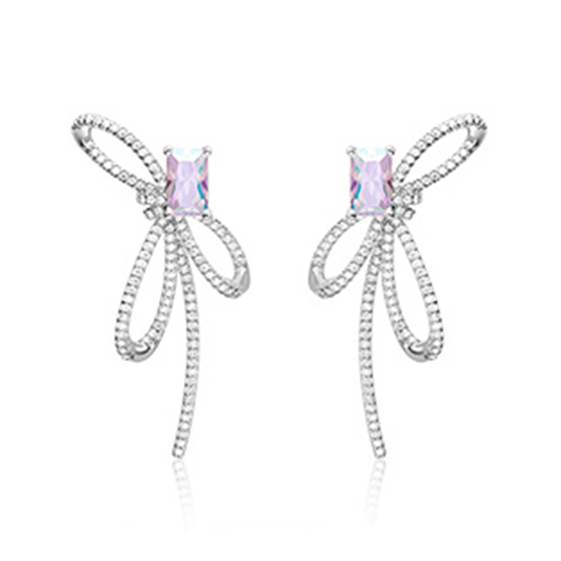 Aurora-Bowknot-Ohrringe ETB043