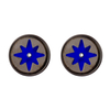 DIY Blue Star Ohrstecker auf Lager E0043-2