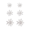 Mehrteiliges Set Schnee-Cz-Ohrringe1,97–2,4 $