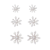 Mehrteiliges Set Schnee-Cz-Ohrringe1,97–2,4 $