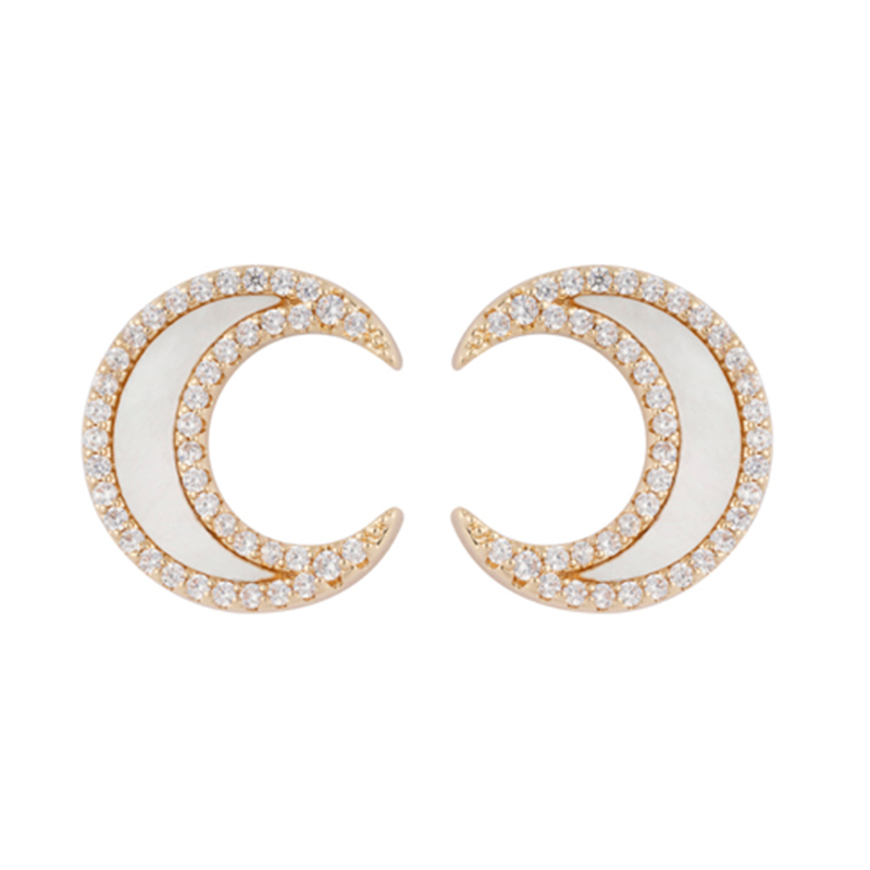 Romantische Mondohrringe 1,7–2,3 $