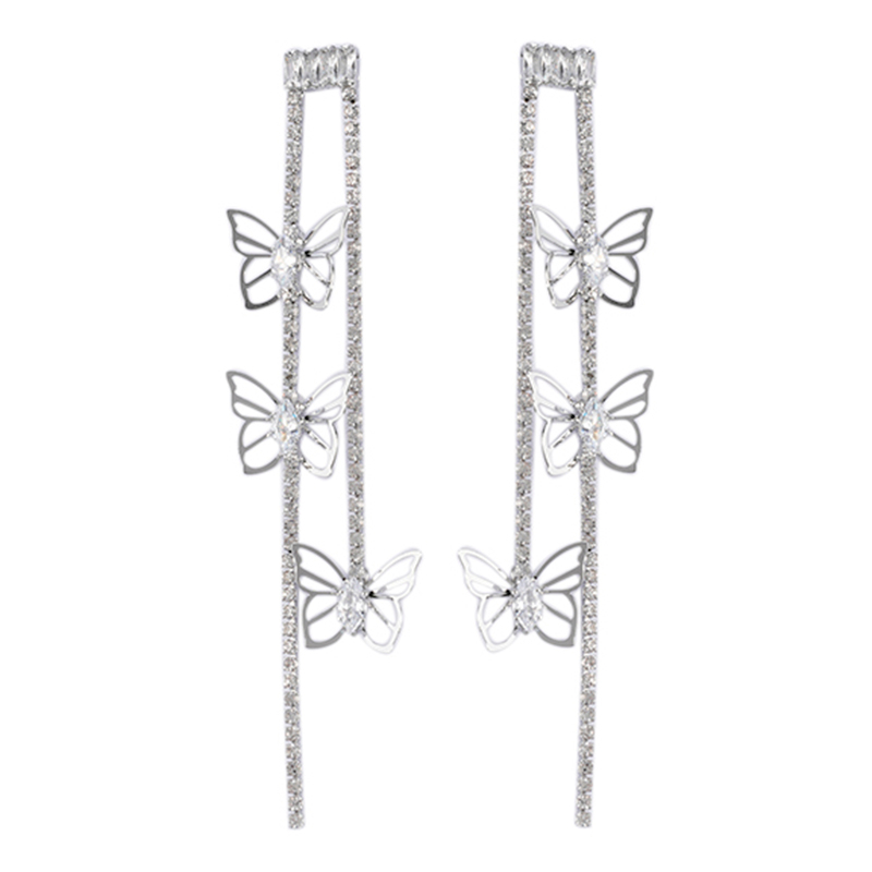  Quastenohrring mit Schmetterling zum Verkauf 3,3–0–3,9 $