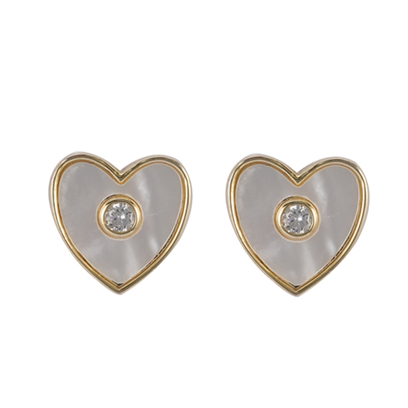 Vorrätige Ohrringe der Fashion Shell-Serie für 1,3 bis 1,8 US-Dollar
