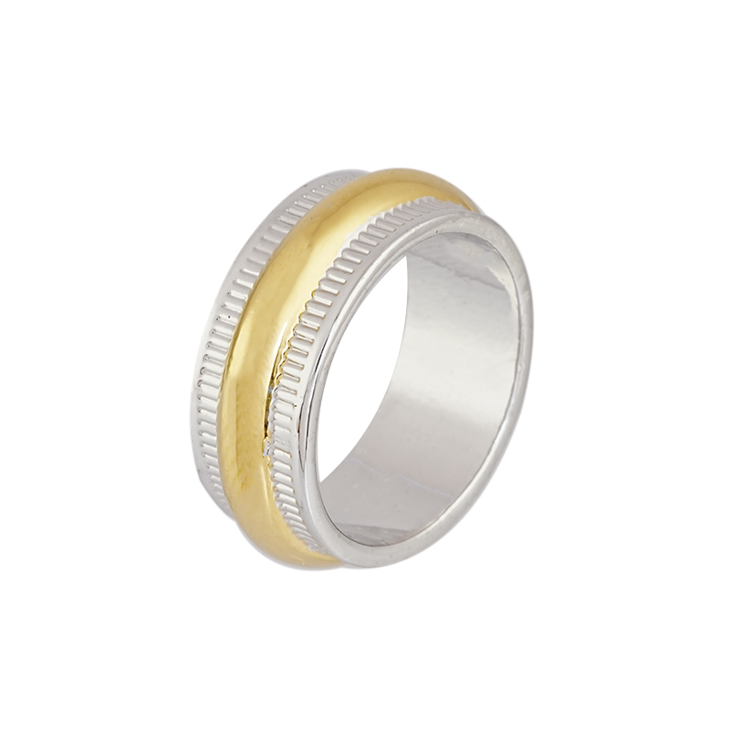 Geschlossener Ring mit zweifarbiger Beschichtung 2R07390