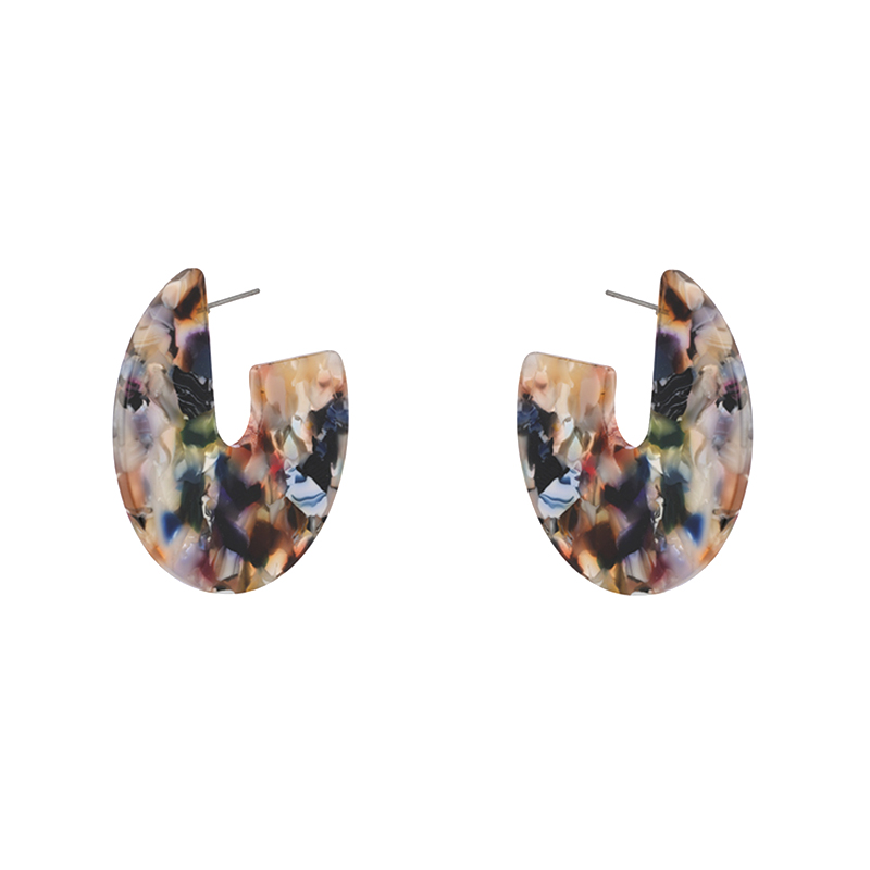 Mehrfarbige Ohrringe aus Acetat 0,8–1,3 $ 