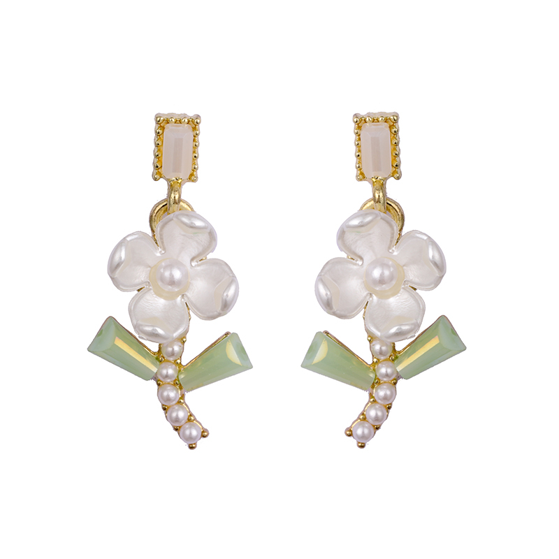  Ohrringe mit mehrfarbigen Perlenblumen 0,9–1,4 $